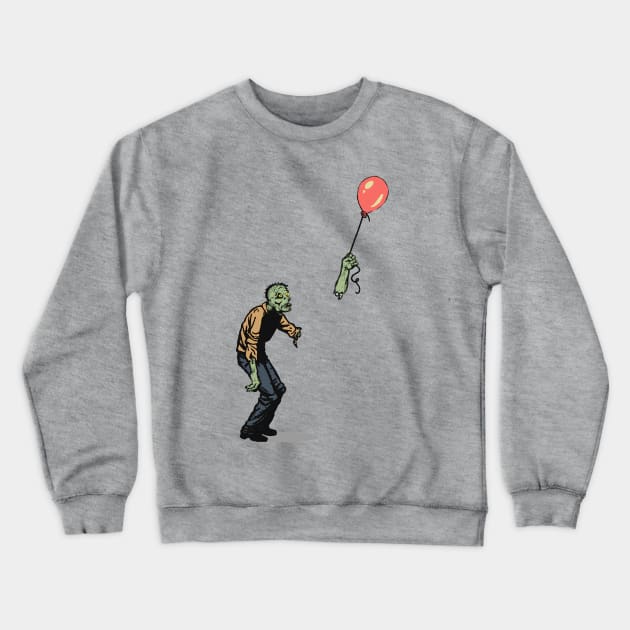 Zombie Crewneck Sweatshirt by DrTigrou